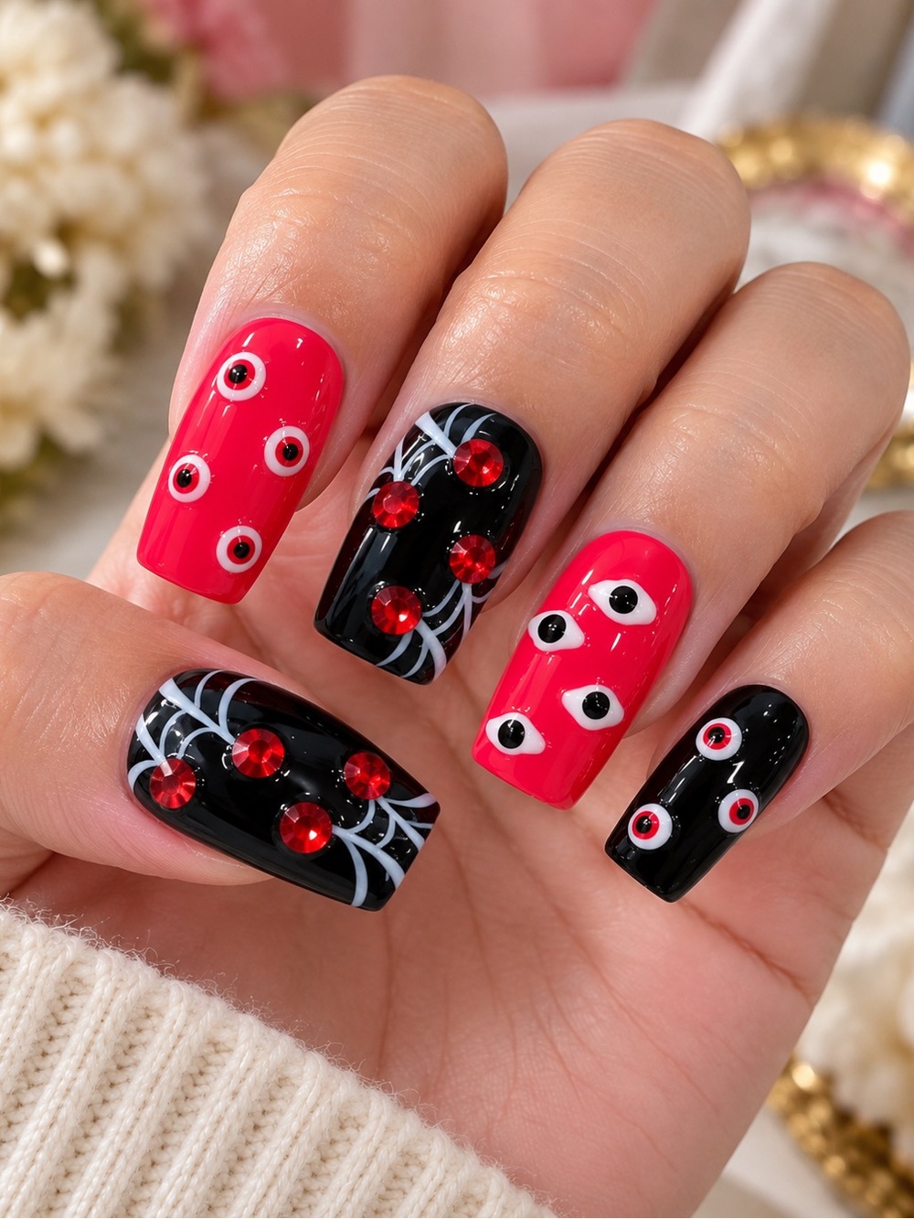 🎃 LARGE HALLOWEEN PRESS-ON NAILS